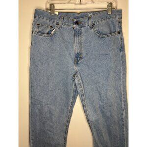 GEORGE NEW Regular Fit Jean Mens 34X30 Straight Leg Light Wash